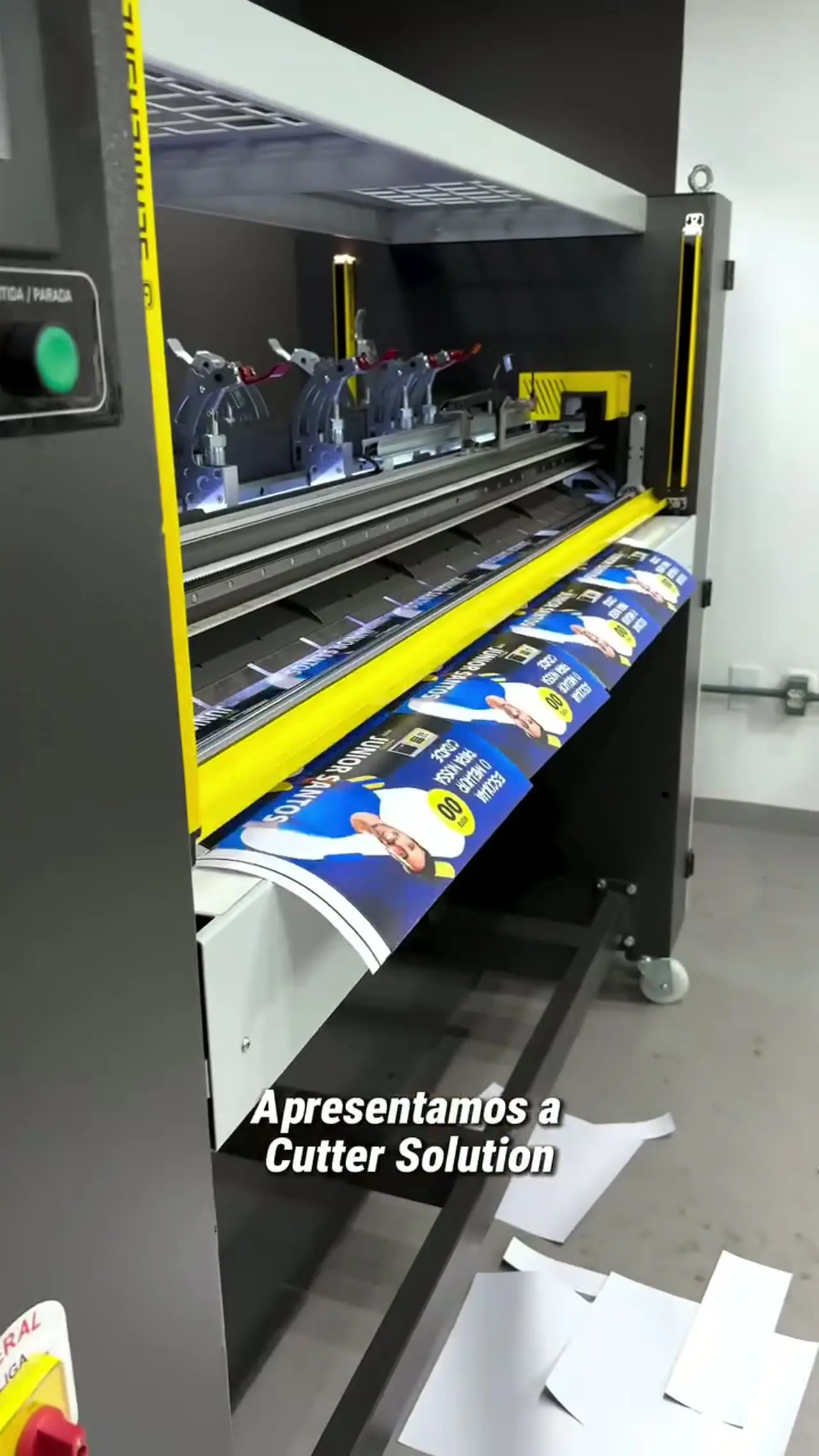 Cutter Solution 2100 em operação